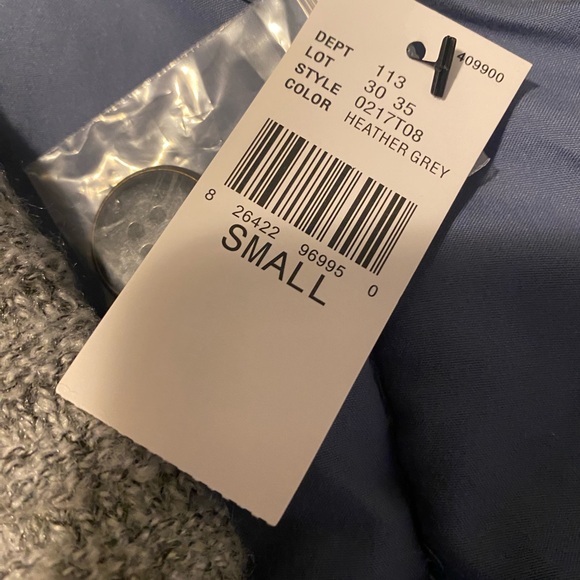 AB Studio Heather Gray Knit Cardigan - Picture 3 of 6